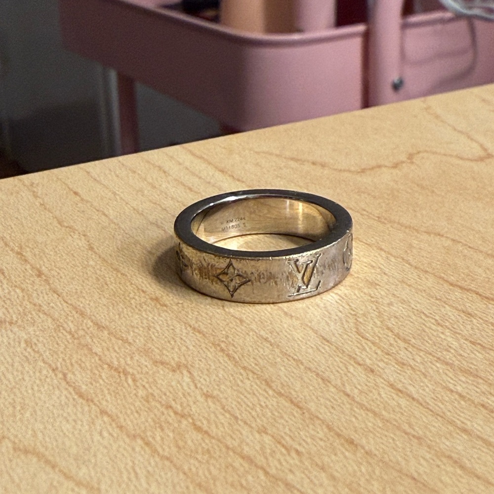 LV Mosaic Thin Ring